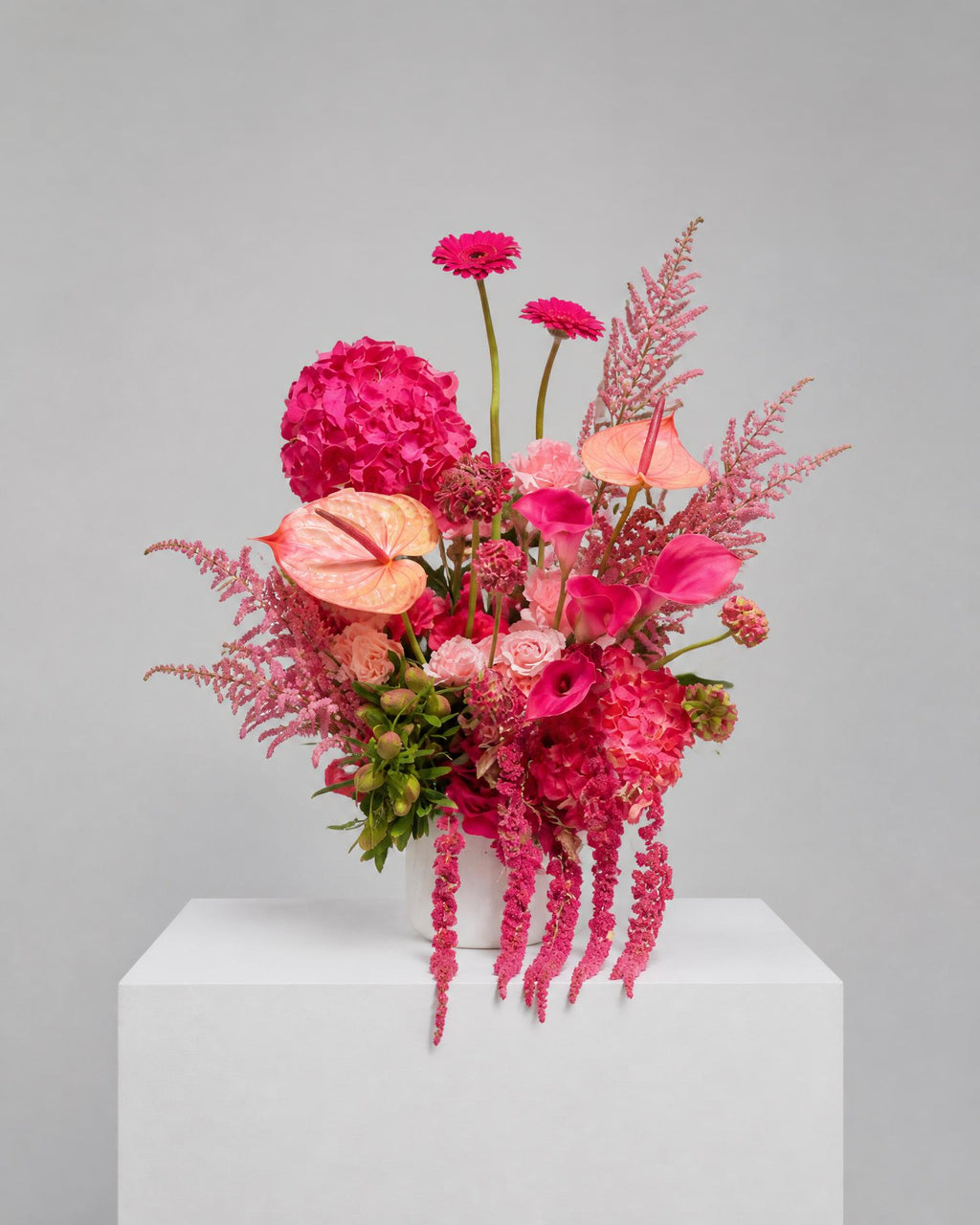 The Vivid Canvas - Expressionist Floral Arrangement