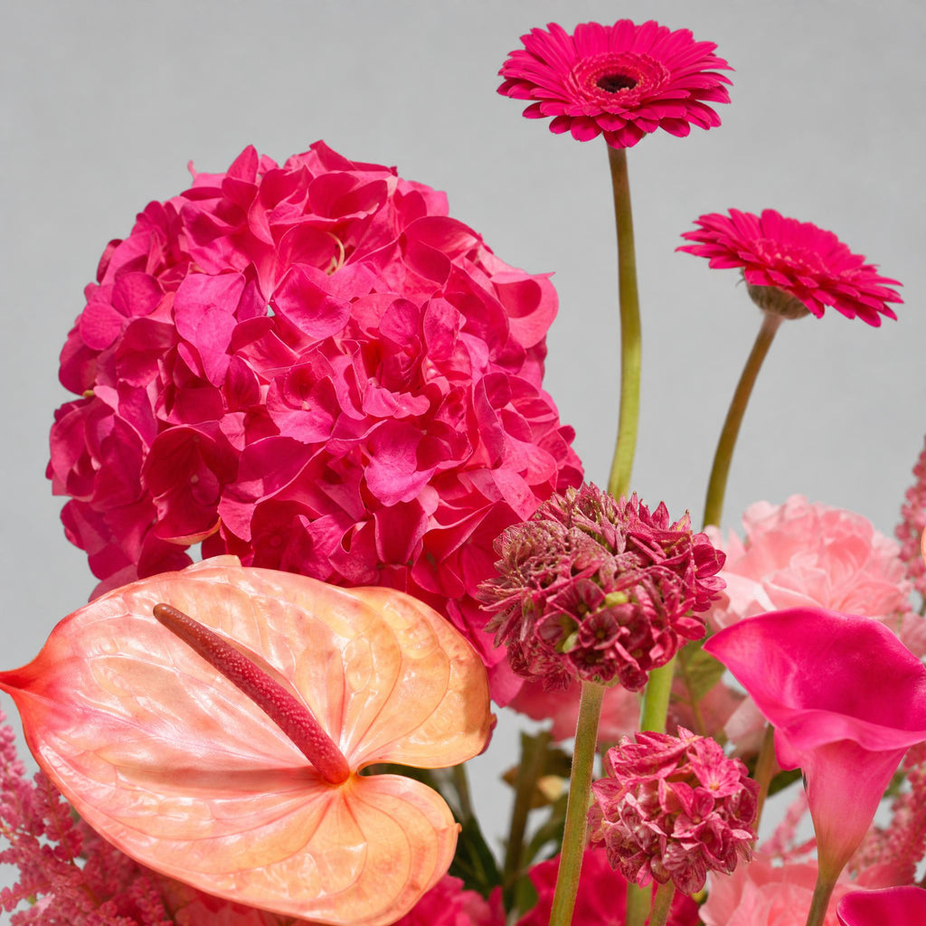 The Vivid Canvas - Expressionist Floral Arrangement