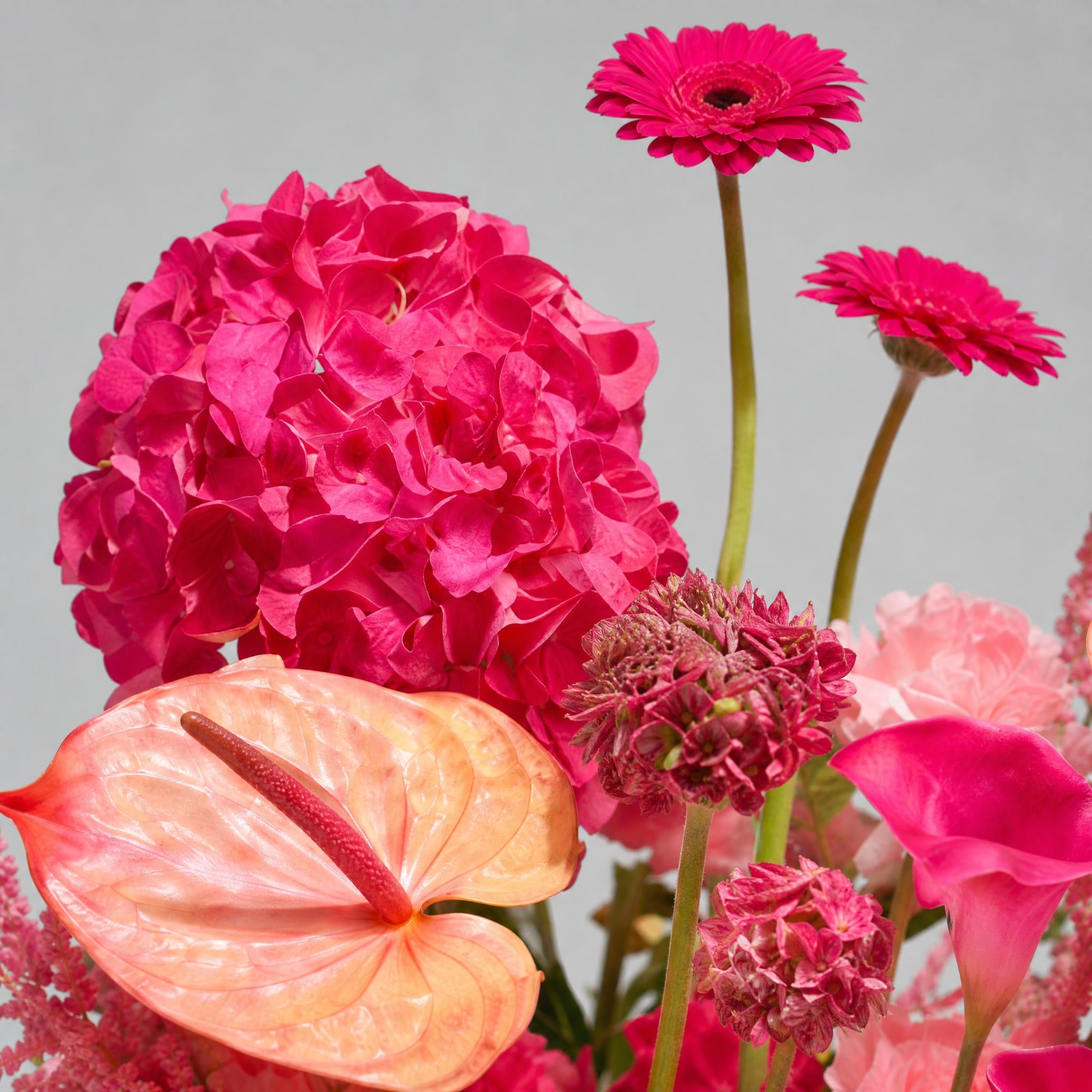 The Vivid Canvas - Expressionist Floral Arrangement